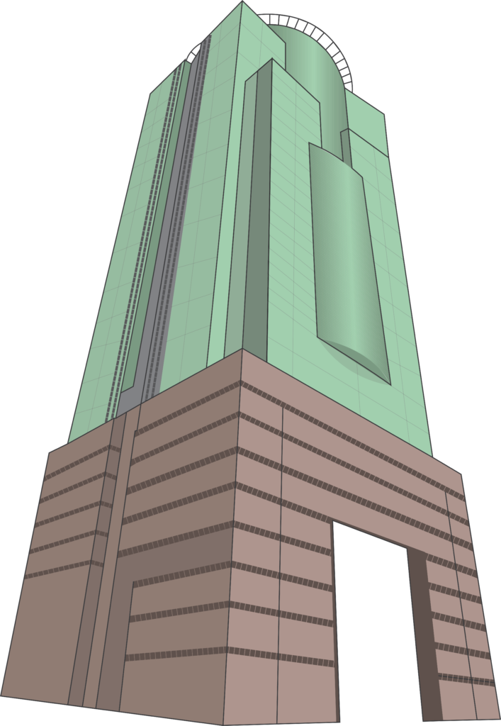 City Center Line Art